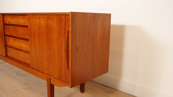Image 1 of Vintage teak sideboard | TV cabinet | 225 cm