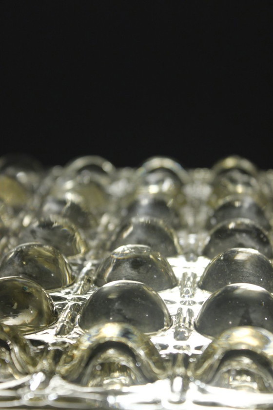 Image 1 of Vintage bubble wall light, molded glass, Limburg style, Helena Tynell, 1970s