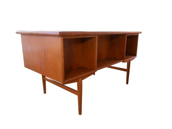 Image 1 of Danish teak desk, 1960s