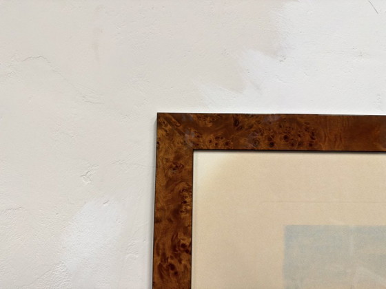 Classic English print in walnut frame – Art, Glass, Paper (photo 2 of 5)