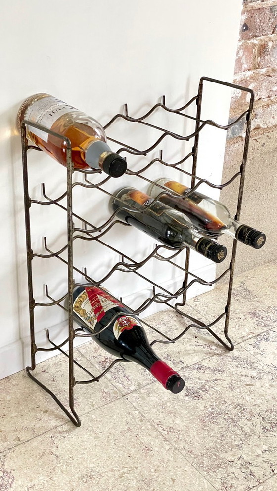 Image 1 of Portabottiglie in acciaio vintage