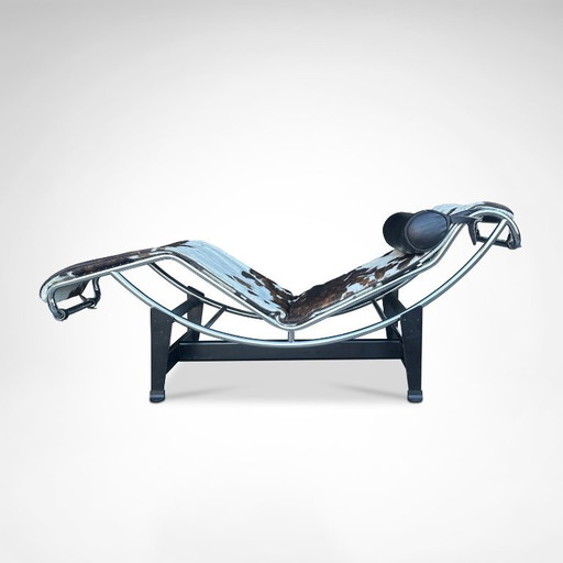 LC4 ponyskin chaise longue by Le Corbusier for Cassina 1990s