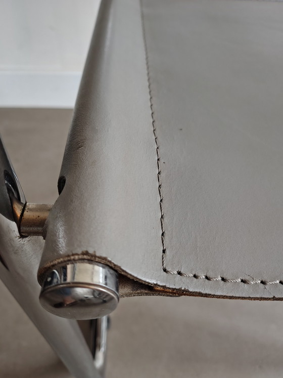 1x Slede Stoel S34 – Stoelen / fauteuils, Leather, Metal (photo 8 of 15)
