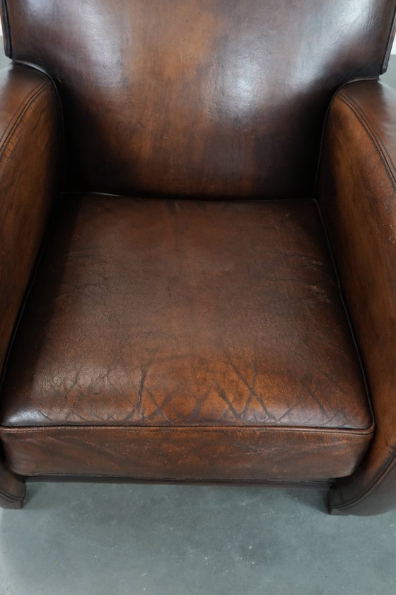 Image 1 of Vintage sheepskin armchair