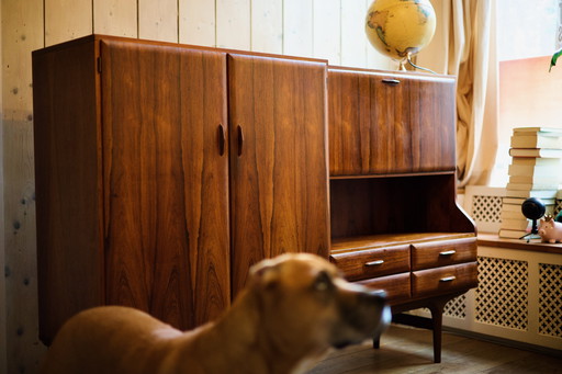 Danish Vintage Sideboard Highboard Rosewood