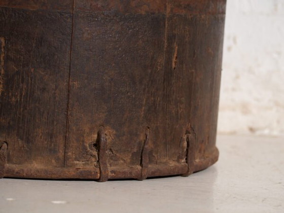 Secchio in legno antico – Cina, circa 1900 – Oggetti decorativi, Wood, Iron, Rustic (photo 30 of 40)