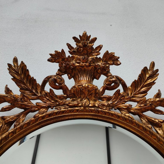 Image 1 of Vintage goudkleurige Barok Rococo spiegel, schouwspiegel Regency