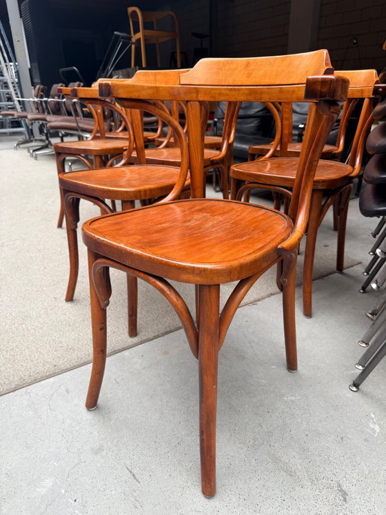 Image 1 of 8 chaises vintage de café/bistro (lot de 8)
