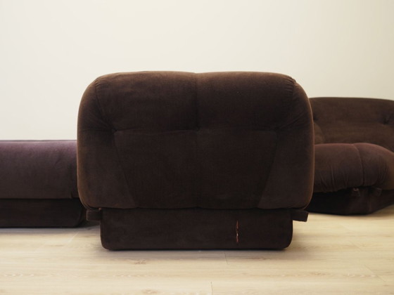 Image 1 of Ensemble de salon, design italien, années 1970, designer : Rino Maturi, fabricant : Mimo Padova