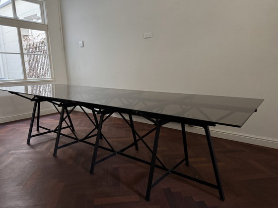 Image 1 of Glass Dining "Endless Table" by Aart van Asseldonk