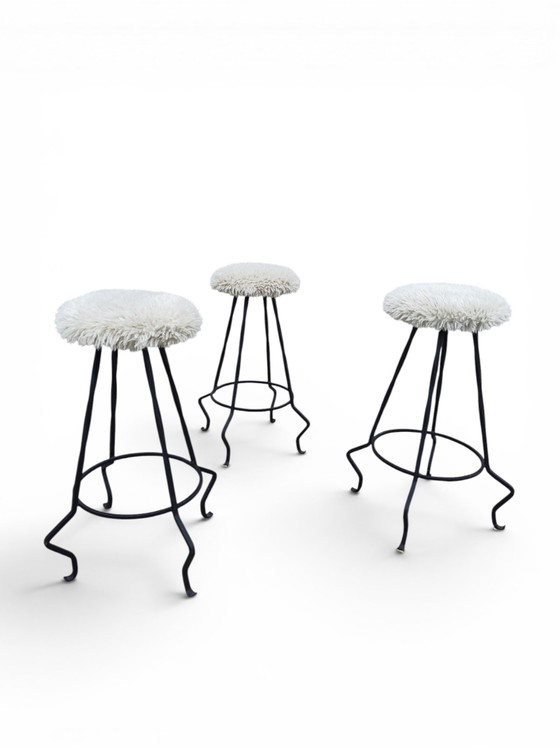 Image 1 of Trio di sgabelli per isola cucina
