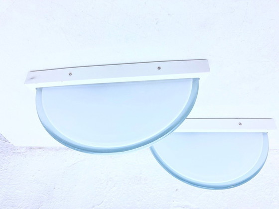 Image 1 of Deux appliques murales de Glashütte Limburg, design des années 1970/80