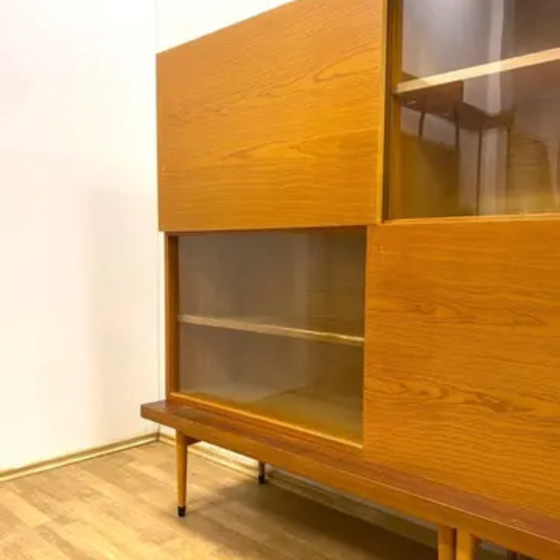 Image 1 of Meuble/bibliothèque rétro, style bruxellois, années 1960