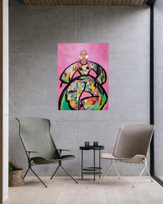 Acrylic painting #suite 70x90cm – joart, Paintings & Drawings, Canvas (photo 14 of 15)