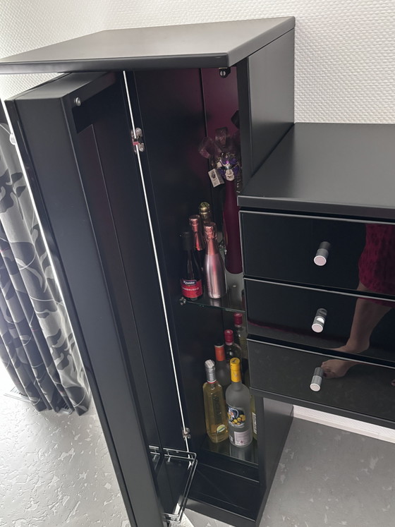Rolf Benz Design Wandmöbel / Sideboard - Hochglanz Schwarz – Wandschrank, Other (photo 4 of 5)