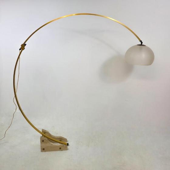 Image 1 of Lámpara de arco Guzzini Goffredo Reggiani diseño de mediados de siglo de los años 70