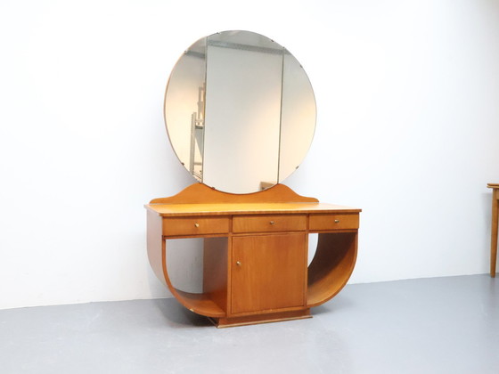 Image 1 of Espejo tríptico tocador Art Decó