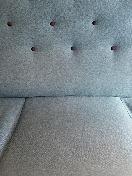 Petrol Blue 3-Seater Sofa – 3-5 seaters, Other (photo 4 of 8)