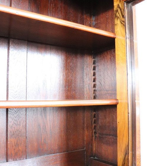 Image 1 of Credenza antica in radica di noce, Italia, metà del XIX secolo