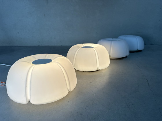 Image 1 of Lampada da soffitto opalina vintage - Glashütte Limburg