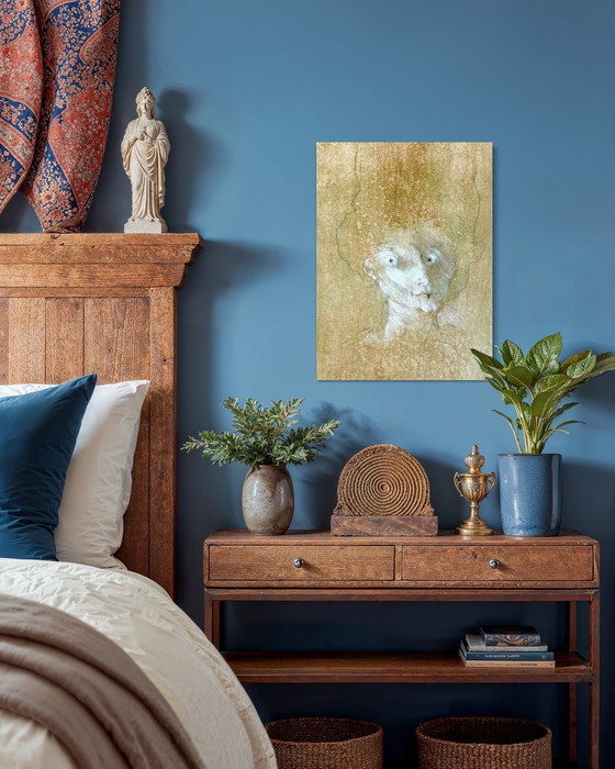 Image 1 of Robert Detheux - Der Frühling - surrealistisches Traum-Pastell