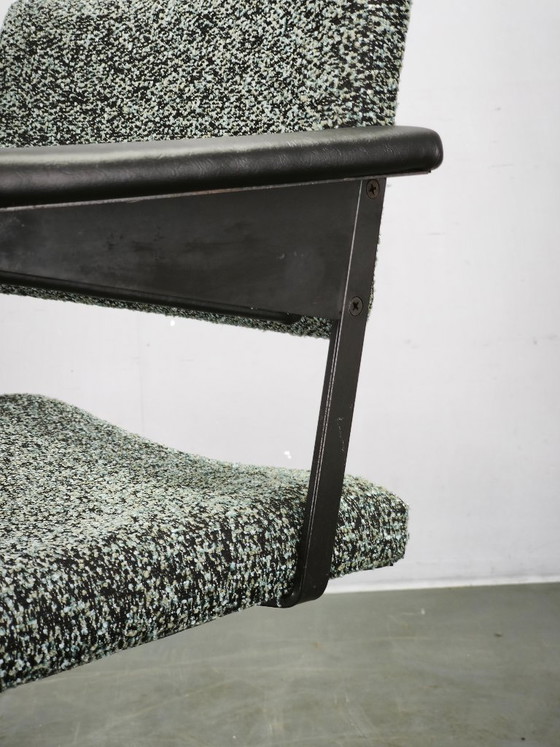Silla de oficina giratoria André Cordemeyer para Gispen, Países Bajos, años 60 – Sillas giratorias, Metal (photo 4 of 14)