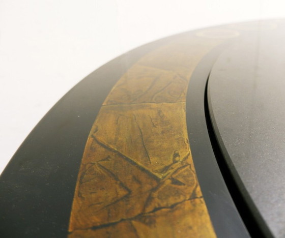 Image 1 of Großer Antonio Lupi Couchtisch 1/1, schwarze Granitplatte – Italien