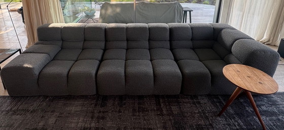 Image 1 of Sofá Tufty de B&B Italia (antracita) con puf/otomana