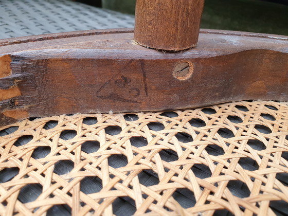 Image 1 of Thonet Romania Stool With Webbing