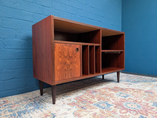 Vintage LP Schrank, Dänisches Design aus den 1960er Jahren, Bornholm Møbelfabrik