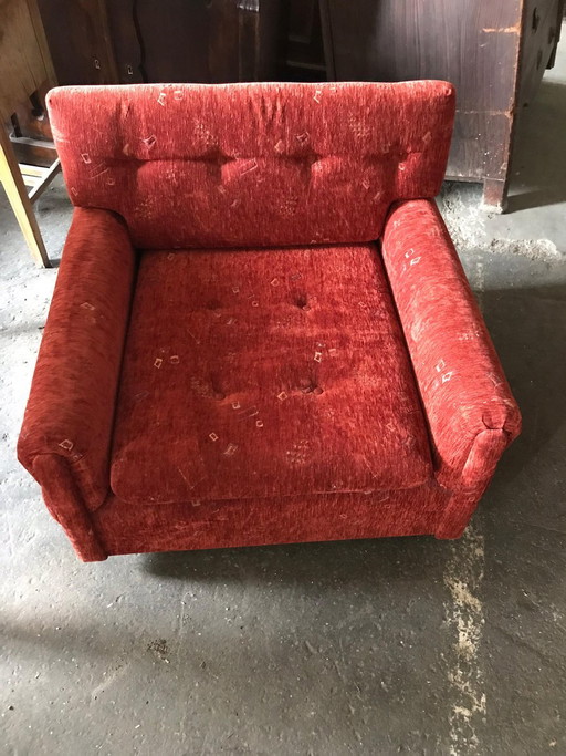 Set Mid-Century Fauteuils, jaren 60