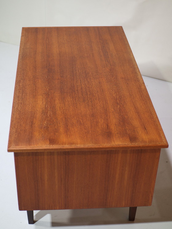 Image 1 of Freestanding desk Danish vintage teak