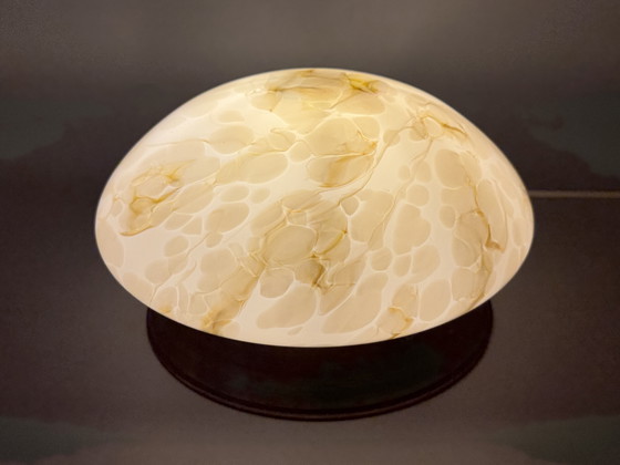 Image 1 of Marbled ceiling lamp with a warm appearance