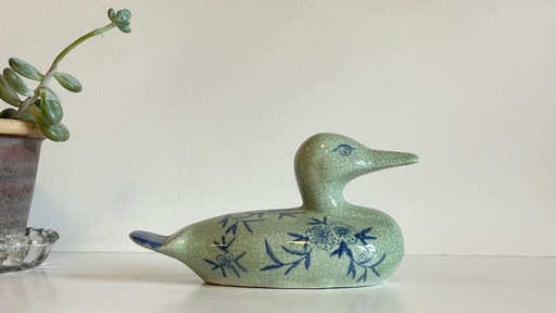 CANARD Céramique Bleue VINTAGE
