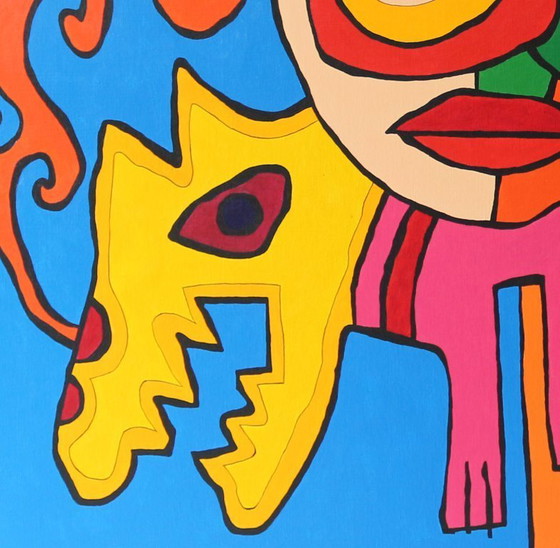 Image 1 of Cool large painting 'the space secret'