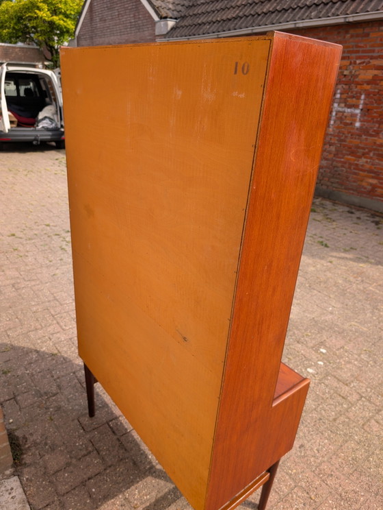 Image 1 of Vintage Danish Teak Wood Cabinet / Bookcase 1960s