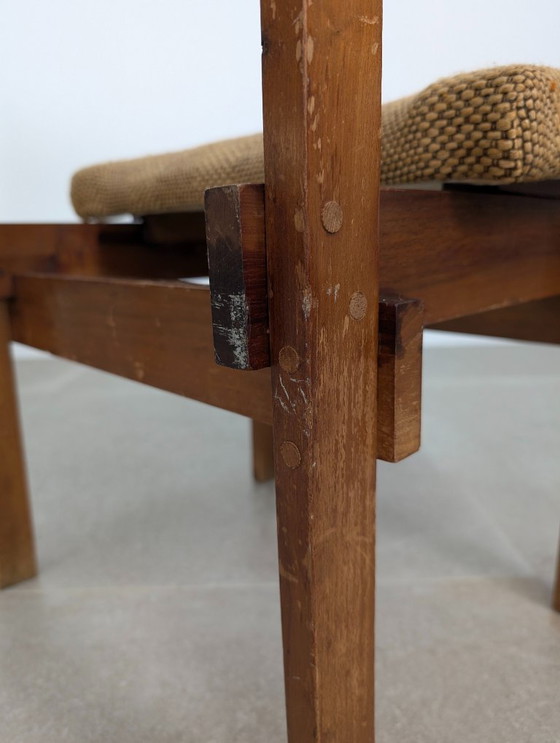 Image 1 of Paire de chaises de style Rietveld avec assise et dossier réglables, années 1950