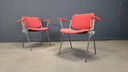 Chaises d'appoint vintage DSC 106 de Giancarlo Piretti pour Castelli, années 1970 - lot de 6