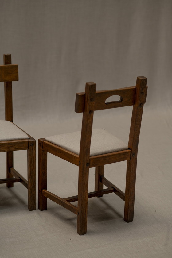 Image 1 of Brutalist Dining Chair Set