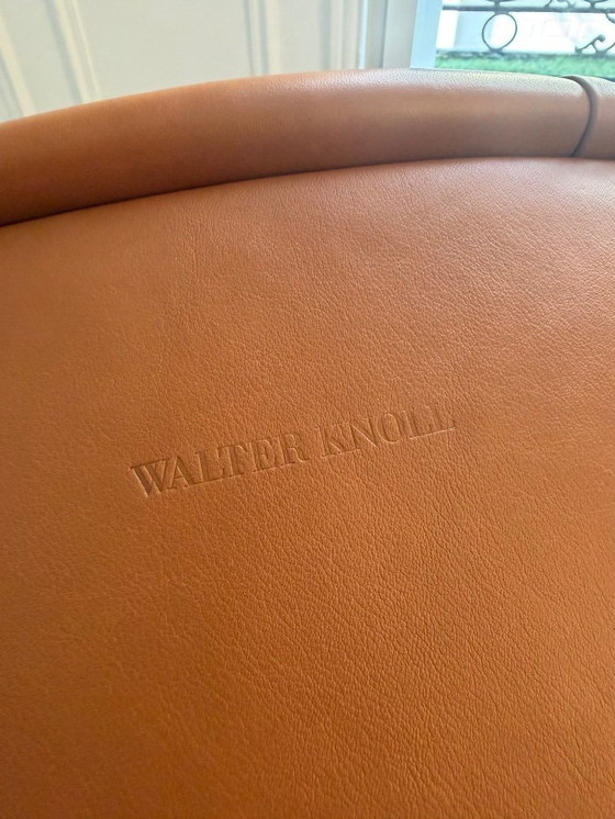 Image 1 of WALTER KNOLL – Haussmann 310 Chesterfield-Sessel, Leder Trix & Robert, Cognac
