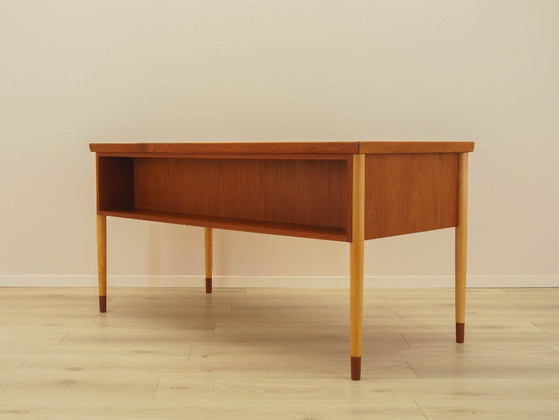 Image 1 of Scrivania in teak, design danese, anni '70, prodotta in Danimarca