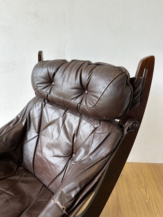 Image 1 of Der Sessel Luna wurde in den 70er Jahren von O. Knutsen entworfen.