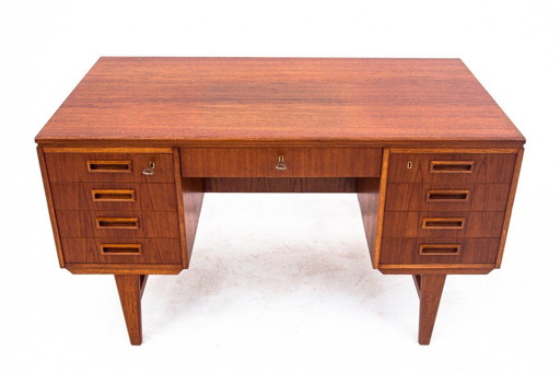 Teak desk, Denmark, 1960s.