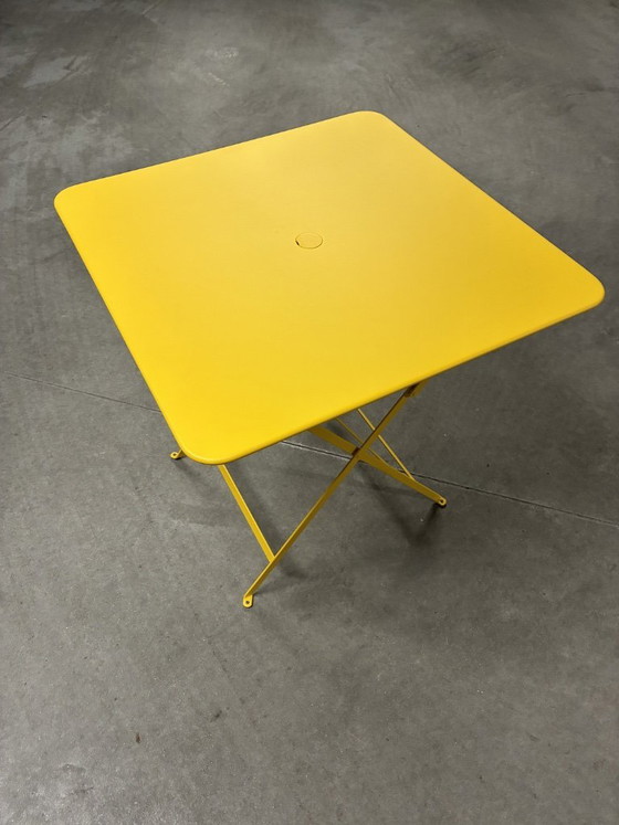 Image 1 of Table de jardin Fermob Bistro (Jaune miel)