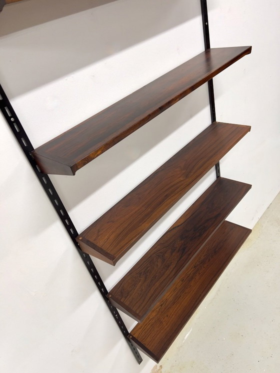 Image 1 of ETAGERES EN PALISSANDRE PAR KAI KRISTIANSEN POUR FELDBALLES, 1960