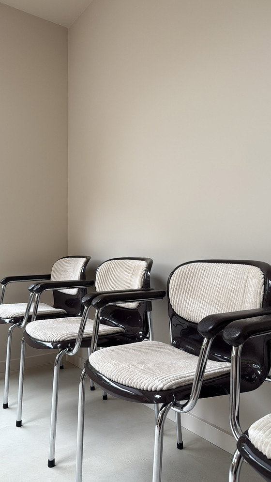 Image 1 of Four vintage bucket chairs SM400K from Drabert designed by Gerd Lange