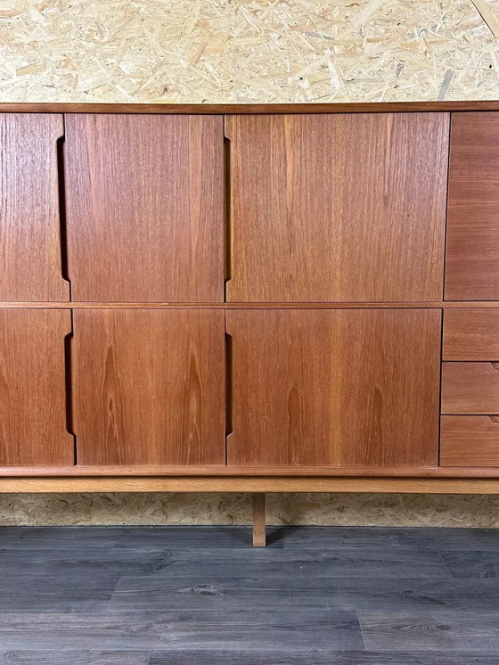 Image 1 of 60's 70's Teak Sideboard Highboard modèle Fredericia Danish Modern Design