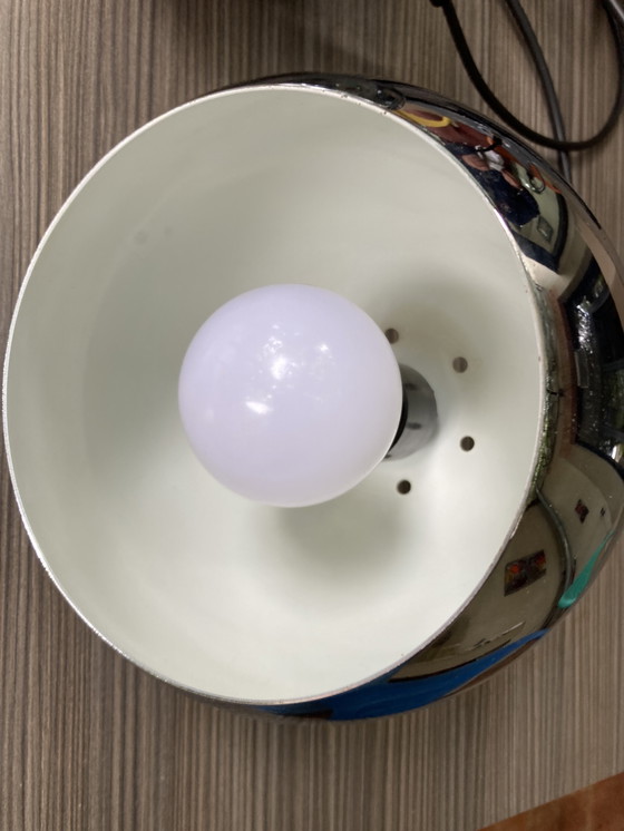 Image 1 of 4 Globe Hanglampen Metaal, Chroom, Jaar 70/80