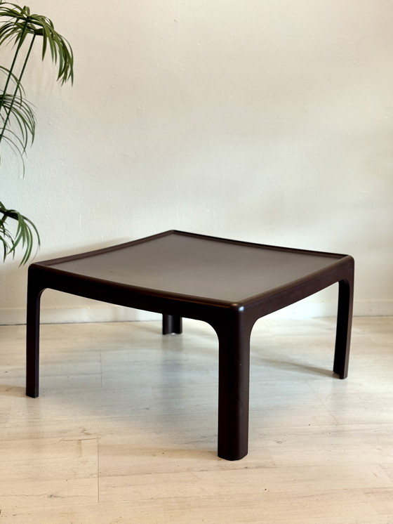 Image 1 of Tavolino da caffè Space Age color cioccolato di Peter Ghyczy per Horn Collections