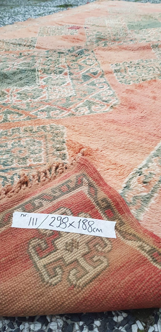 Image 1 of Handgeknoopt Berber kleed wol 298x188cm